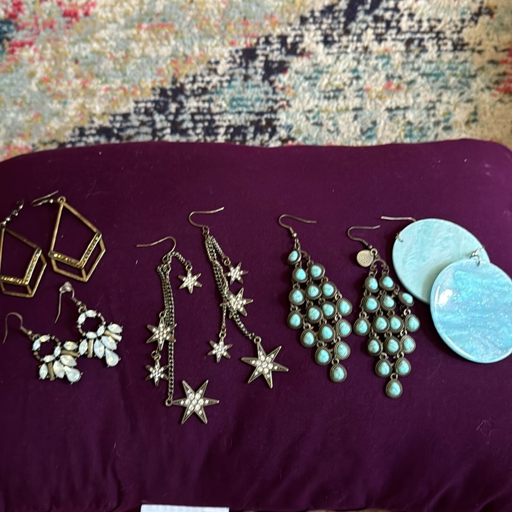 🩵⛓️👂🏼💎Boho Brass earrings
